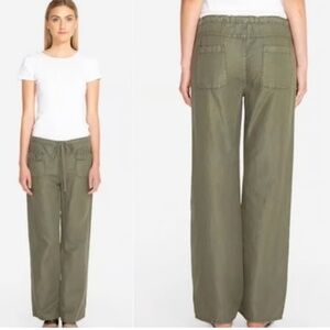 Johnny Was Linen Cotton Drawstring Pant in XS